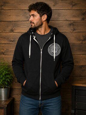 Official Eric Church "Holdin' My Own Tour" Full Zip Hoodie – XL – Black Concert